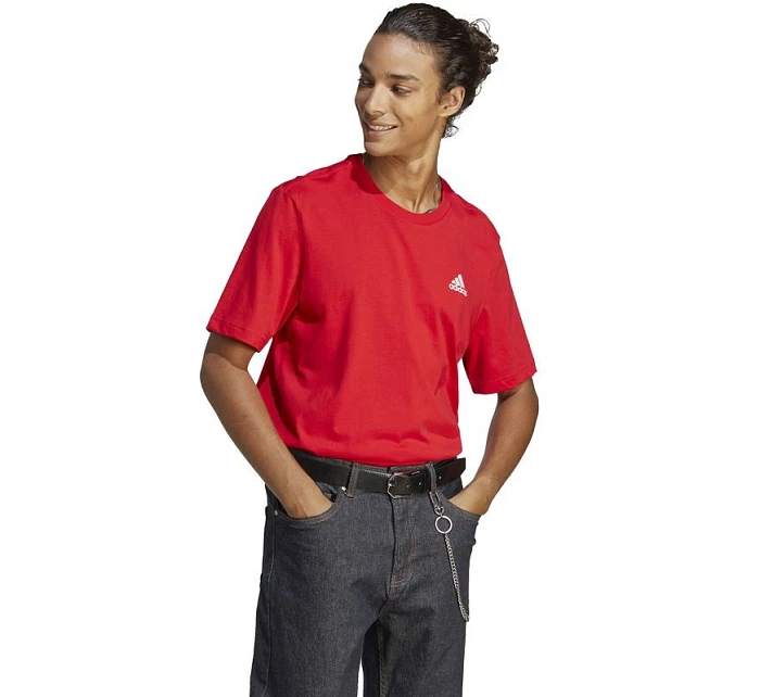 Tričko adidas Essentials Single Jersey s vyšívaným malým logem M IC9290