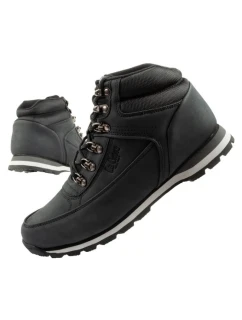 Lee Cooper pánská zimní trekingová kotníková obuv černá
