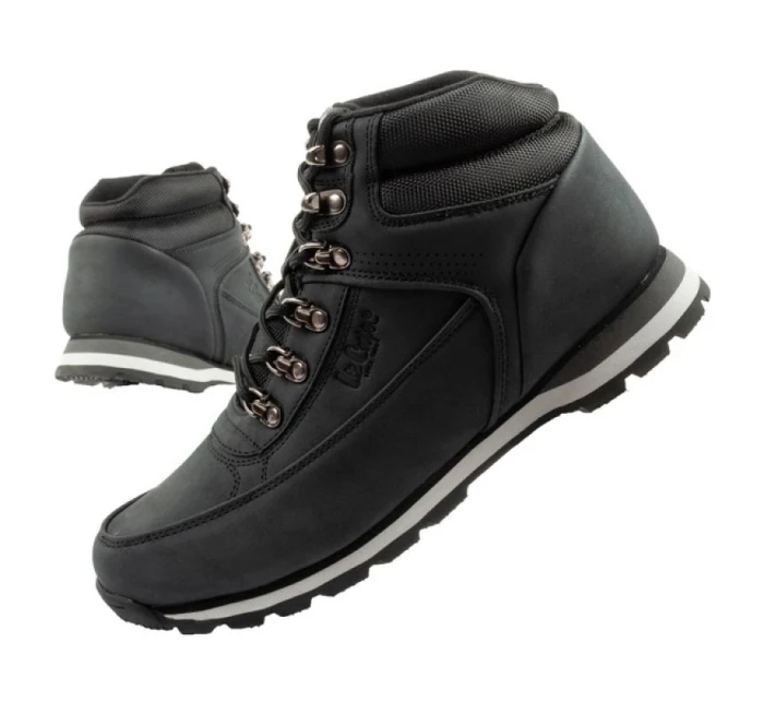 Lee Cooper pánská zimní trekingová kotníková obuv černá