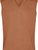 Daiber JN 657 Pánská svetrová vesta s výstřihem do V 02.0657 camel