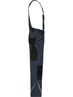 JN (4260) Pracovní kalhoty s laclem Strong carbon/black model 22533219 - Daiber