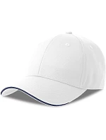 Sport 6 panelová sandwich kšiltovka white/navy model 22450491 - Atlantis Headwear Sport 6 panelová sandwich kšiltovka white/navy model 22450491 - Atlantis Headwear
