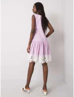 Šaty LK SK 506990.53 světle fialová