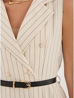 Sukienka MI SK model 22102521 beżowy - FPrice