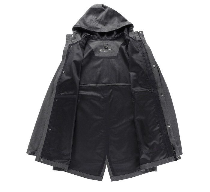 Pánský nepromokavý kabát s membránou ptx ALPINE PRO PERFET black