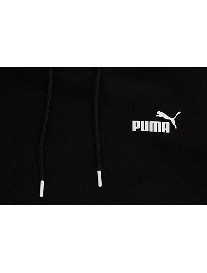 Dámská mikina s kapucí model 21175891 01 Černá s bílou - Puma Dámská mikina s kapucí model 21175891 01 Černá s bílou - Puma