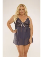 Dámská košilka + šortky model 22011562 901 Tmavě šedá - De Lafense