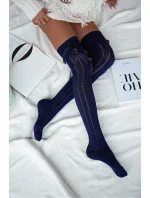 AŽUROVÉ PLETENÉ PONOŽKY SE STUHOU 0835.001 AŽUROVÉ PLETENÉ PONOŽKY SE STUHOU 0835.001