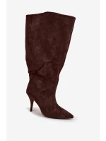 Kozačky na podpatku  model 219853 Step in style