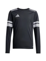 Dětský dres adidas Squadra 25 s dlouhým rukávem černobílý JJ0047