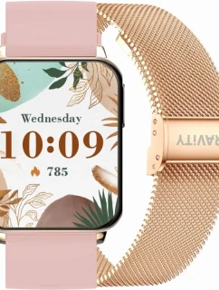 Chytré hodinky Rose Gold Pink 2 Stripes model 21807477 - Gravity