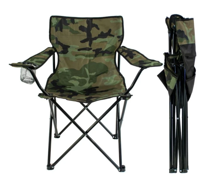 TURISTICKÁ SKLÁDACÍ ŽIDLE 50X50X80CM CAMUFLAGE ENERO CAMP TURISTICKÁ SKLÁDACÍ ŽIDLE 50X50X80CM CAMUFLAGE ENERO CAMP