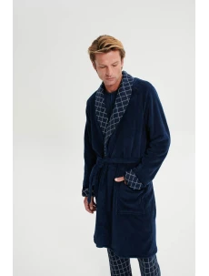 Vamp - Dlouhý jednobarevný župan 19606 - Vamp