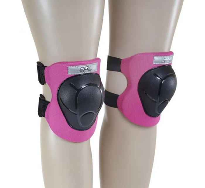 Sada chráničů Nils Extreme černo-růžová H210 velikost M