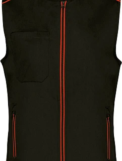 WK WK 6149 Dámská vesta "Day-to-Day" 20.6149 black/red