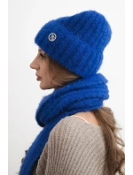 Dámská souprava čepice a dlouhý šál z měkké příze model 21461084 - K-Fashion Dámská souprava čepice a dlouhý šál z měkké příze model 21461084 - K-Fashion