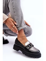 Dámské kůže na plochém podpatku černé model 21633027 - Laura Messi