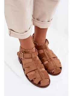 Dámské sandály s Zlatým přezkou Camel model 21937607 - Boto