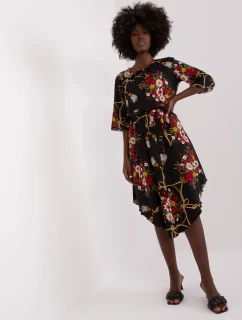 LK SK 507510 šaty.31P černá a červená