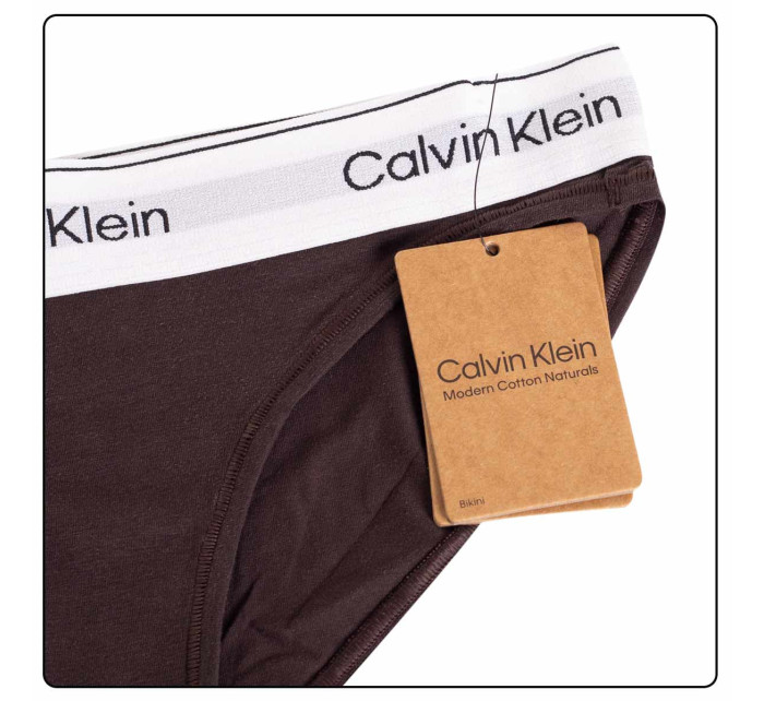Calvin Klein Spodní prádlo Tanga 000QF7047EBKC Tmavě hnědá