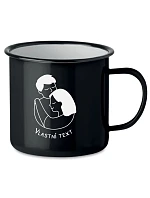 Personalizovaný retro plecháček - pár v objetí Personalizovaný retro plecháček - pár v objetí
