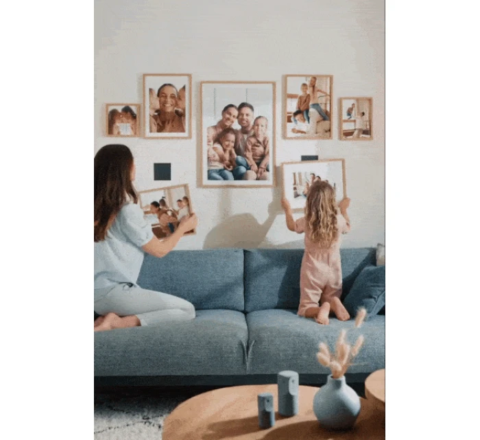 Personalizovaný magický fotoobraz v rámu - 40x50 - fotografie 