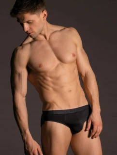 Pánské slipy 2PACK M-4001 SD-02 Černá - LAMA