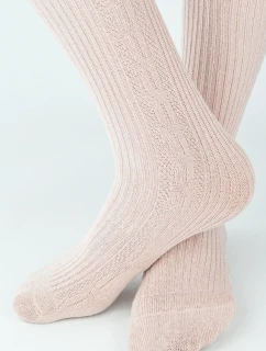 ŽEBROVANÉ KOSTKOVANÉ PUNČOCHÁČE RB011 2-6 LET