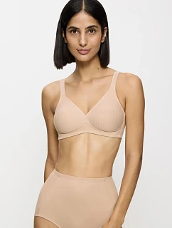 MODERN SOFT+COTTON - Proužkovaná bavlněná podprsenka bez kostic Triumph