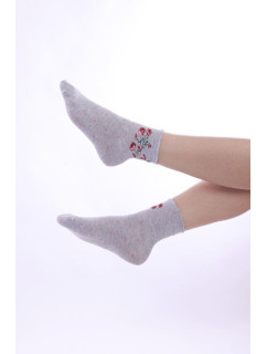 Ponožky Roses 099  šedé