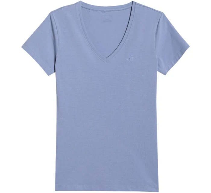 Dámské tričko 4F F2969 denim 4FWAW25TTSHF2969 32S Dámské tričko 4F F2969 denim 4FWAW25TTSHF2969 32S