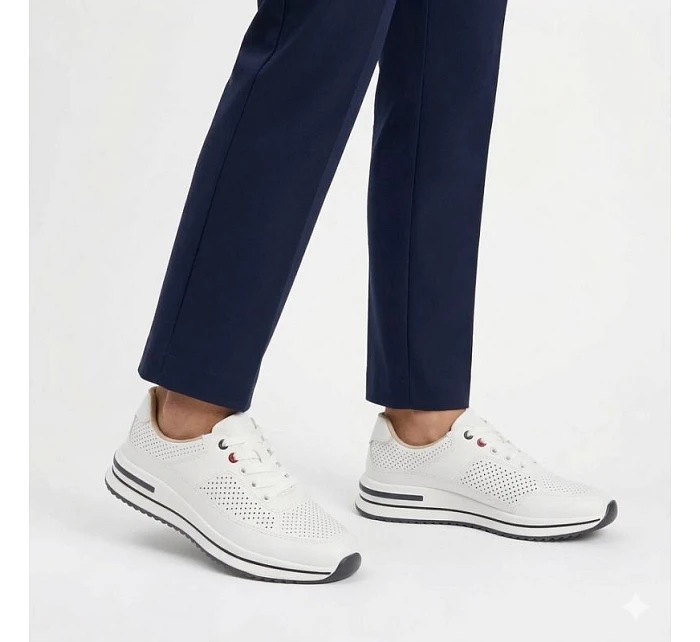 Dámské kožené ažurové polobotky model 22061180 - FILIPPO