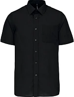 Kariban K 551 Popelínová košile "Ace" s krátkým rukávem 20.K551 black