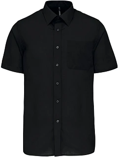 K Popelínová košile s krátkým rukávem 20.K black model 22510369 - Kariban