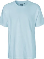 Neutral O 60001 Pánské tričko z těžké bio bavlny 77.6001 light blue