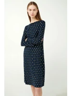 Vamp - Elegantní noční košile se zlatým potiskem 21015 - Vamp