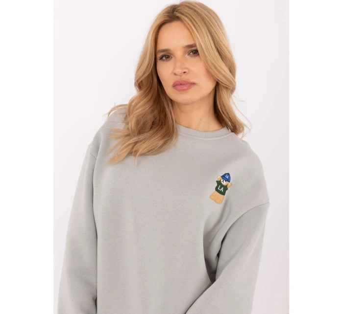 Mikina CLM BL model 20758417 světle šedá - FPrice Mikina CLM BL model 20758417 světle šedá - FPrice