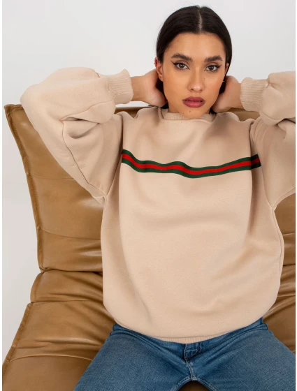 Dámská mikina EM BL 760.01 béžová - FPrice Dámská mikina EM BL 760.01 béžová - FPrice