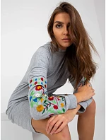 Šaty MB SK 8023.26 šedé Šaty MB SK 8023.26 šedé