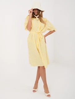 Šaty MI SK 32807 1.17P světle žlutá