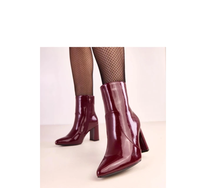 Boty na podpatku model 220253 Solea Boty na podpatku model 220253 Solea