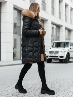 Dámská zimní bunda VIRELIA prošívaná s kapucí černá FashionStreet TY4937