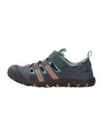 Trollkids Kids Kids Sandefjord Sandal XT dark navy/dusky turquoise/glow orange (668-110) dětské sportovní sandály pro chlapce/dívky