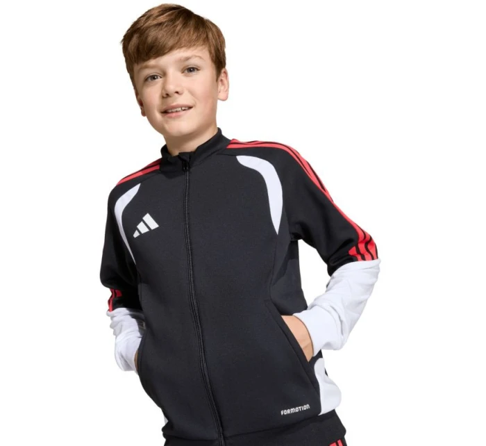 Dětská mikina adidas Tiro 26 Competition Training černá, bílá a červená KC3791