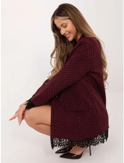 Marynarka IT MA  bordowy model 21799657 - FPrice