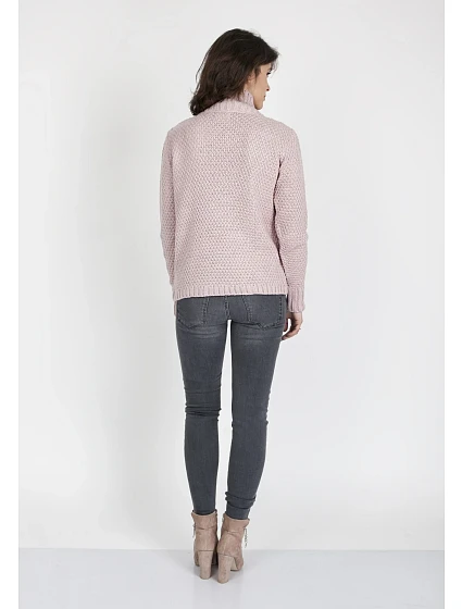 Svetr Estelle SWE 121 Powder pink model 17570697 - MKMSwetry