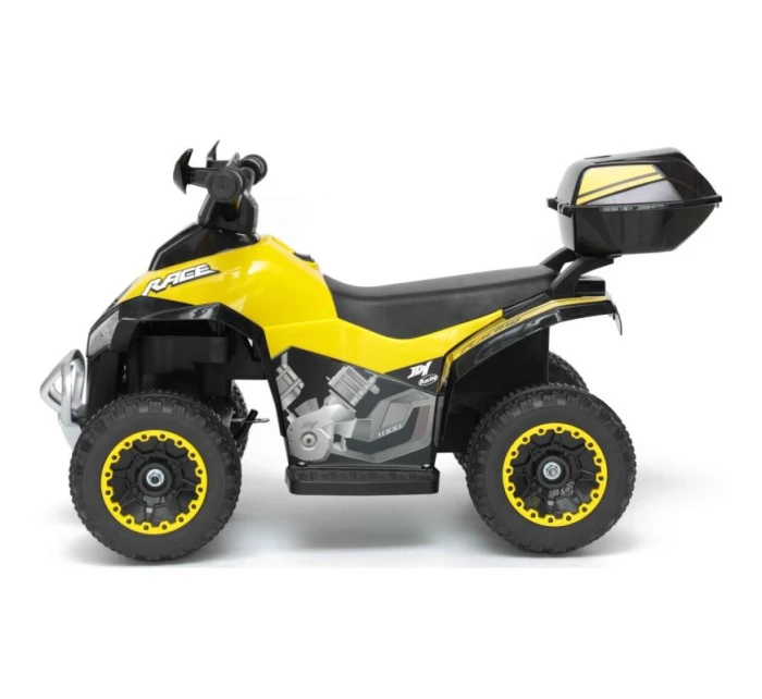 ČTYŘKOLOVÉ BATERIOVÉ AUTO MICRON ŽLUTÉ 1032764