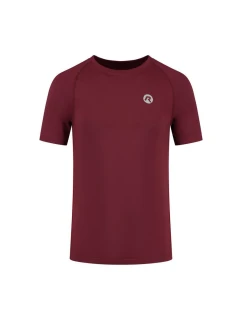 Rogelli běžecké tričko ESSENTIAL maroon L