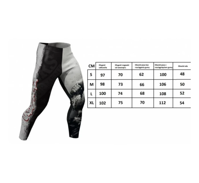 Pánské dlouhé legíny MFC DARK SIDE "WARRIOR" Pánské dlouhé legíny MFC DARK SIDE "WARRIOR"