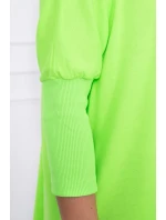 Oversize halenka zelená neonová Oversize halenka zelená neonová